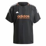 Kortrmet T-shirt til Kvinder Adidas Tiro Cut Sort #1