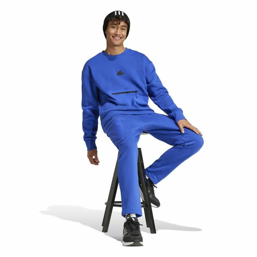 Lange sportsbukser Adidas City Es e Fleece #4