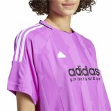 Kortrmet T-shirt til Mnd Adidas Tiro Cut 3 Lilla #4