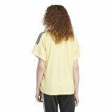 Kortrmet T-shirt til Mnd Adidas Tiro Cut 3 Bandas Jacquard Boyfriend Beige #3