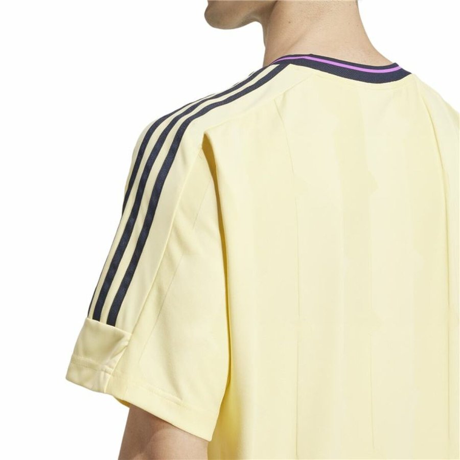 Kortrmet T-shirt til Mnd Adidas House Of Tiro Jacquard Gul #5
