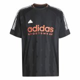 Kortrmet T-shirt til Mnd Adidas House Of Tiro Jacquard Jersey Sort #1