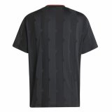 Kortrmet T-shirt til Mnd Adidas House Of Tiro Jacquard Jersey Sort #2