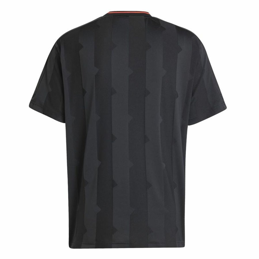 Kortrmet T-shirt til Mnd Adidas House Of Tiro Jacquard Jersey Sort #2