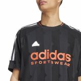 Kortrmet T-shirt til Mnd Adidas House Of Tiro Jacquard Jersey Sort #6