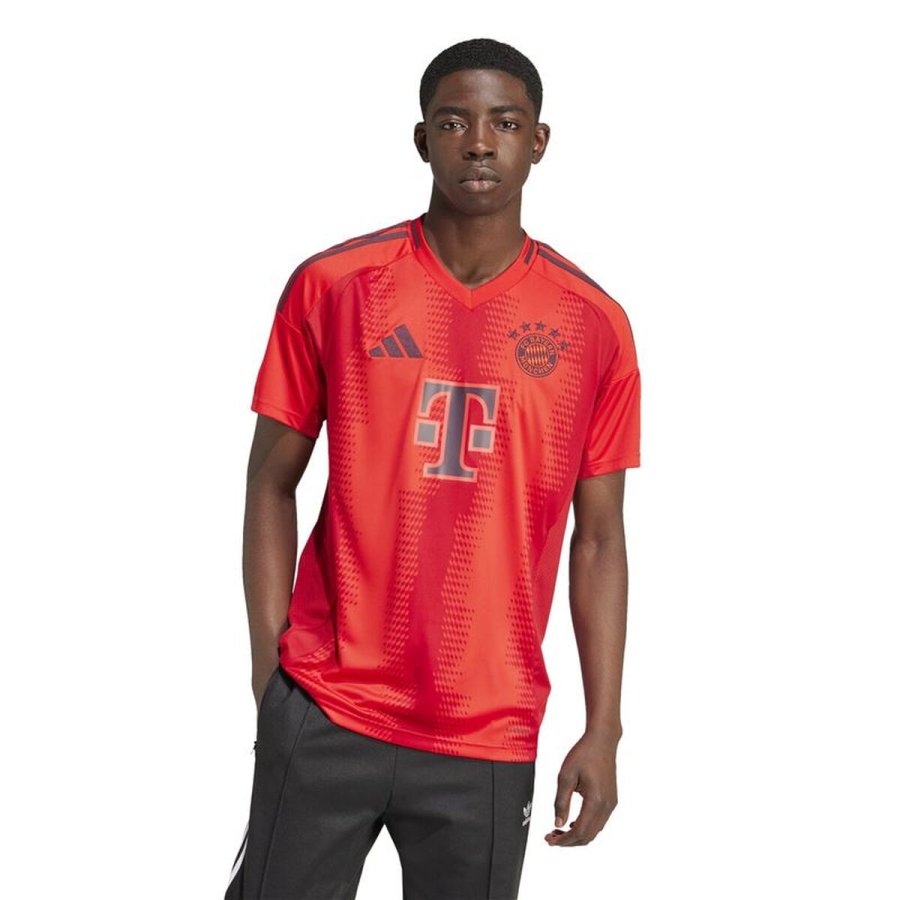 Kort�rmet fodboldtr�je til m�nd Adidas Fc Bayern 24/25 Home Jersey #3