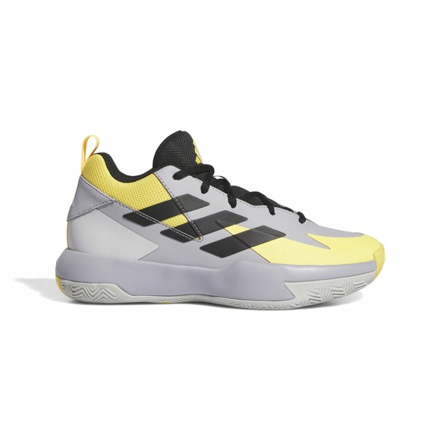 Basketballsko til brn Adidas Cross Em Up Select Mid Gul Gr #1