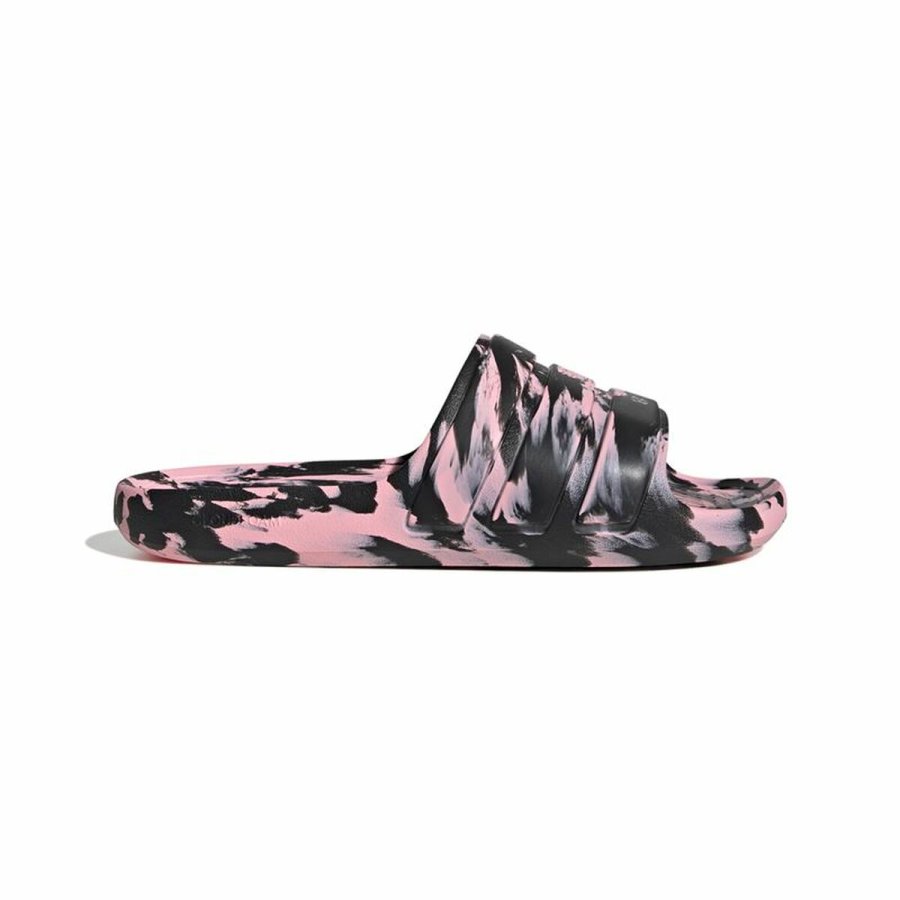 Klipklappere til mnd Adidas Adilette Flow Sort Pink #1