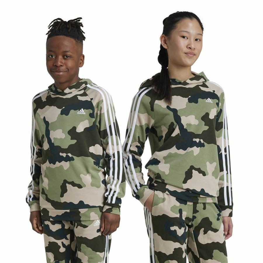 Unisex H�ttetr�je Adidas Essentials Multifarvet Camouflage #2