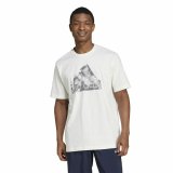 Kortrmet T-shirt til Mnd Adidas Future Icons Graphic Hvid #2