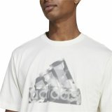Kortrmet T-shirt til Mnd Adidas Future Icons Graphic Hvid #5