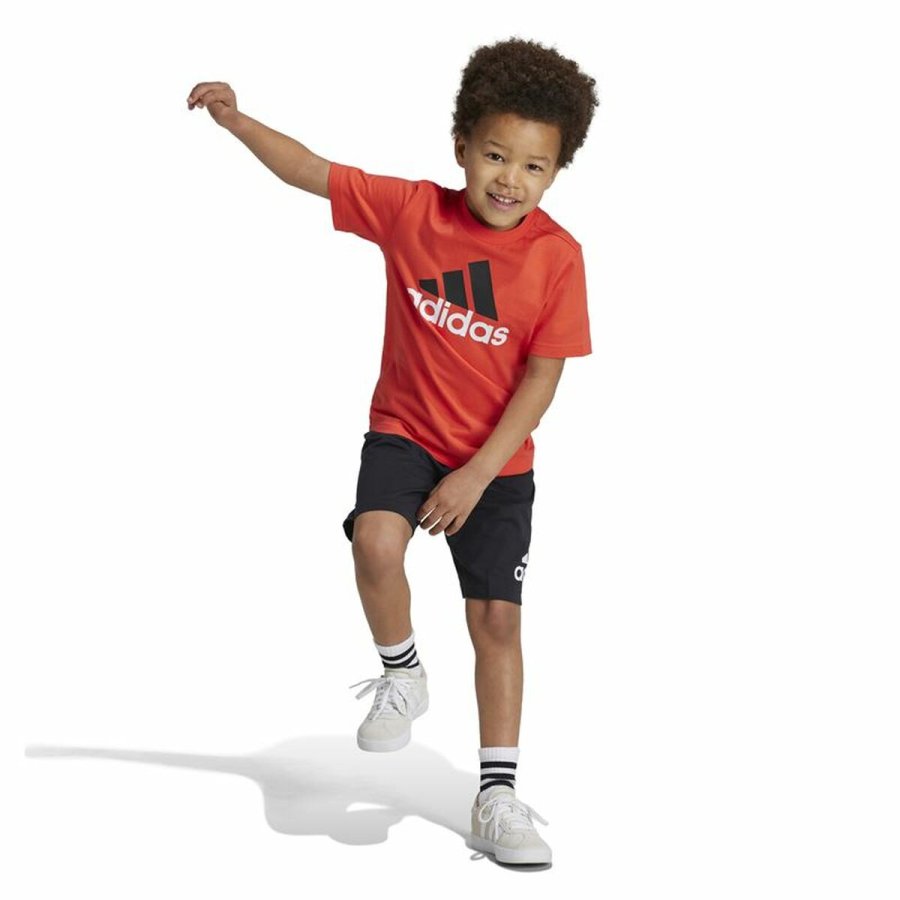 Sportstj til Brn Adidas Essentials Sort Orange #6