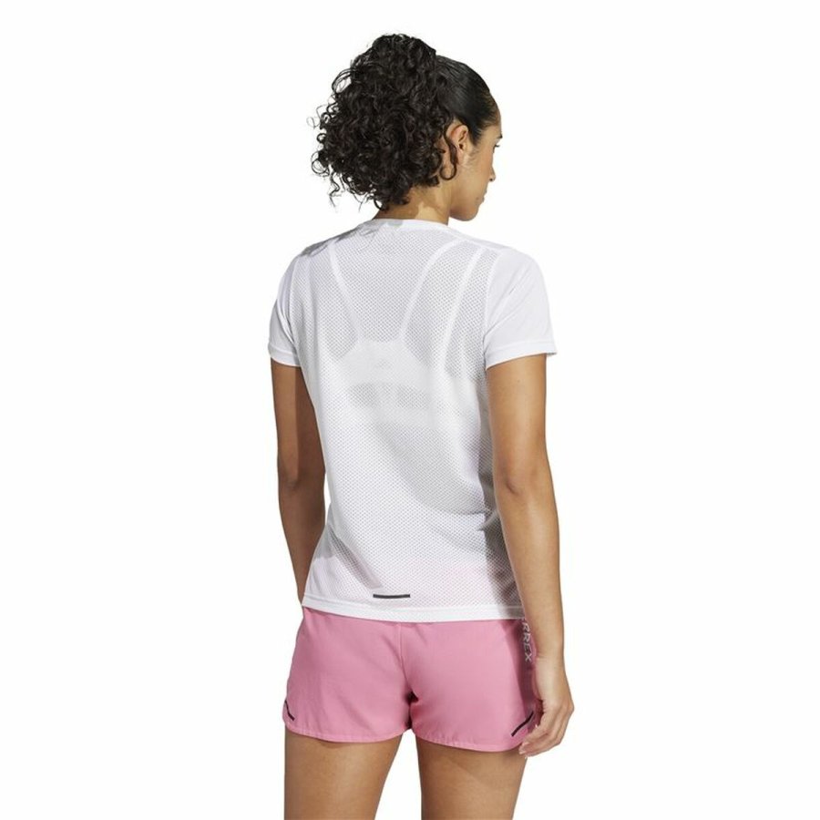 Kortrmet T-shirt til Mnd Adidas Terrex Agravic Hvid #5