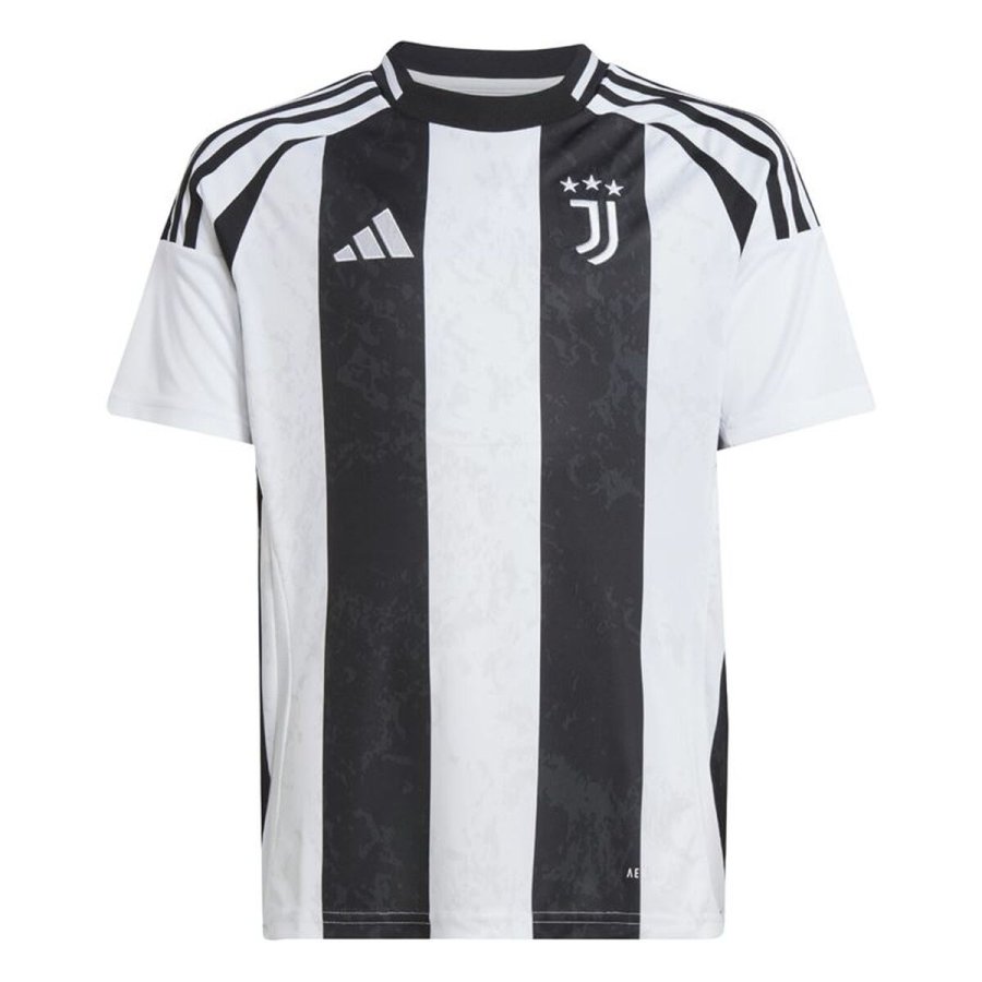 Kort�rmet fodboldtr�je til b�rn Adidas Juventus 24/25 Home Sort #1