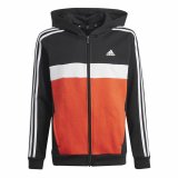 Trningsdragt til kvinder Adidas Tiberio 3-Stripes Colorblock Fleece Sort Rd #2