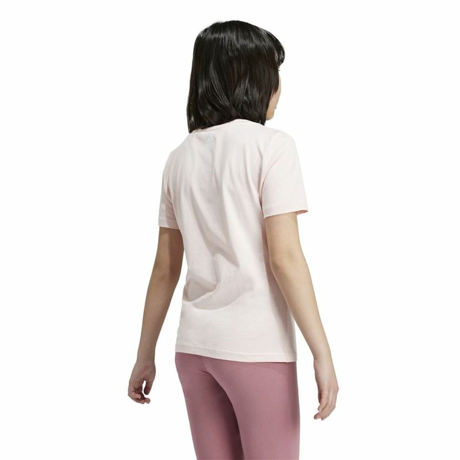 B�rne Kort�rmet T-shirt Adidas Essentials Linear Logo Cotton Slim Fit #3