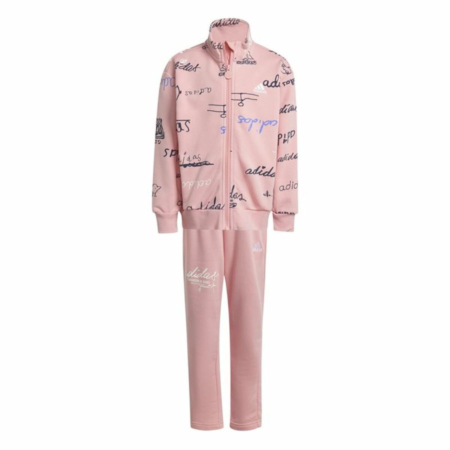 Trningsdragt til kvinder Adidas Brand Love Little nia Rosa Pink #1