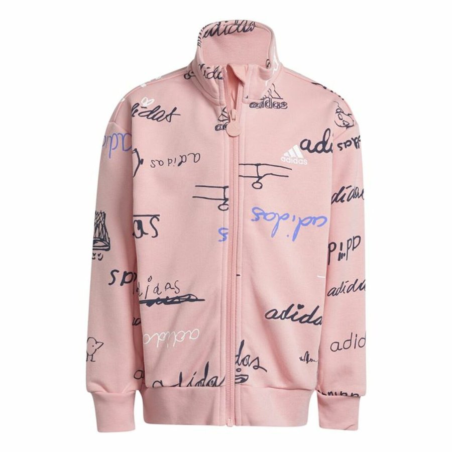 Trningsdragt til kvinder Adidas Brand Love Little nia Rosa Pink #2