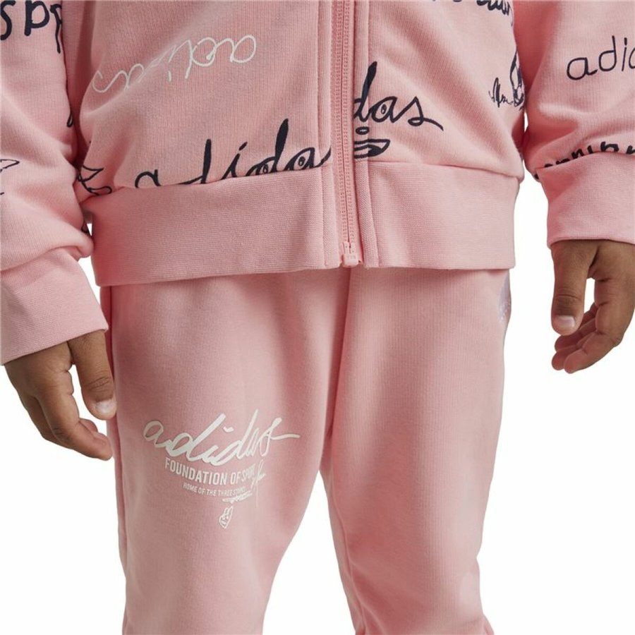 Trningsdragt til kvinder Adidas Brand Love Little nia Rosa Pink #5