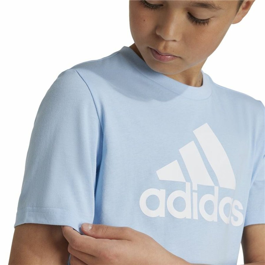 Unisex Kortrmet T-shirt Adidas Essentials Bl Himmelbl #4