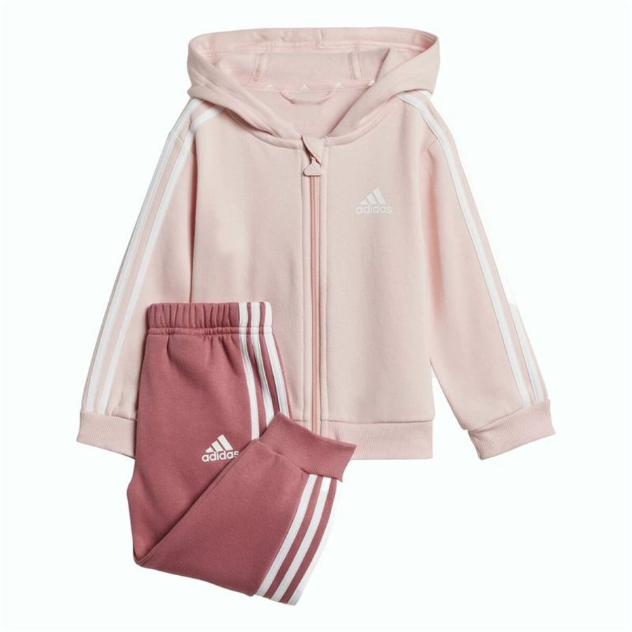 Trningsdragt til brn Adidas Essentials Pink #1