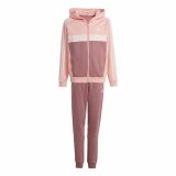 Trningsdragt til brn Adidas Tiberio 3-Stripes Colorblock Fleece Pink #1