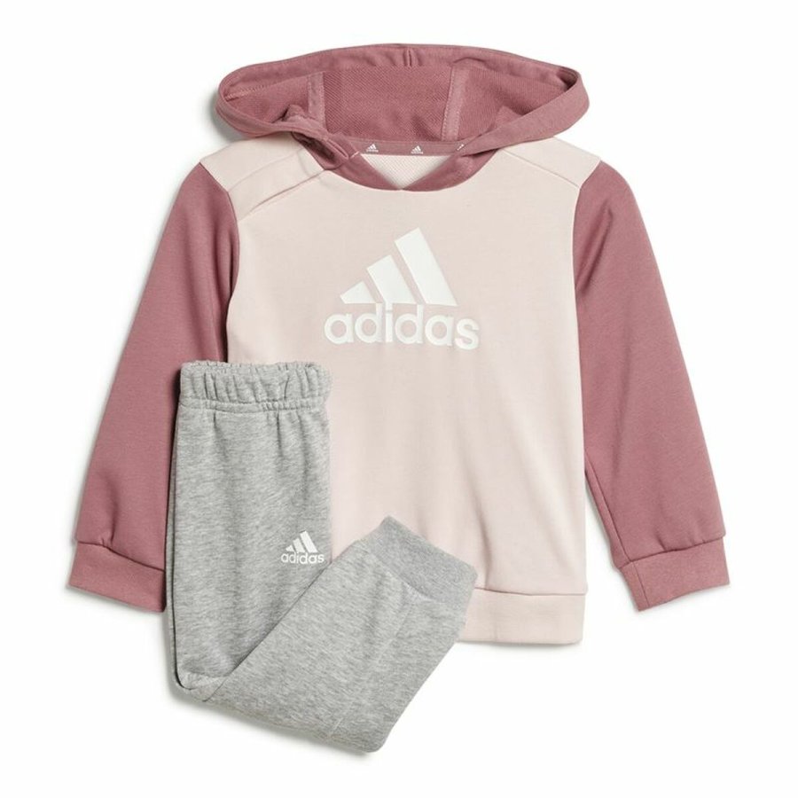 Trningsdragt til brn Adidas Essentials Colorblock Gr Pink #1