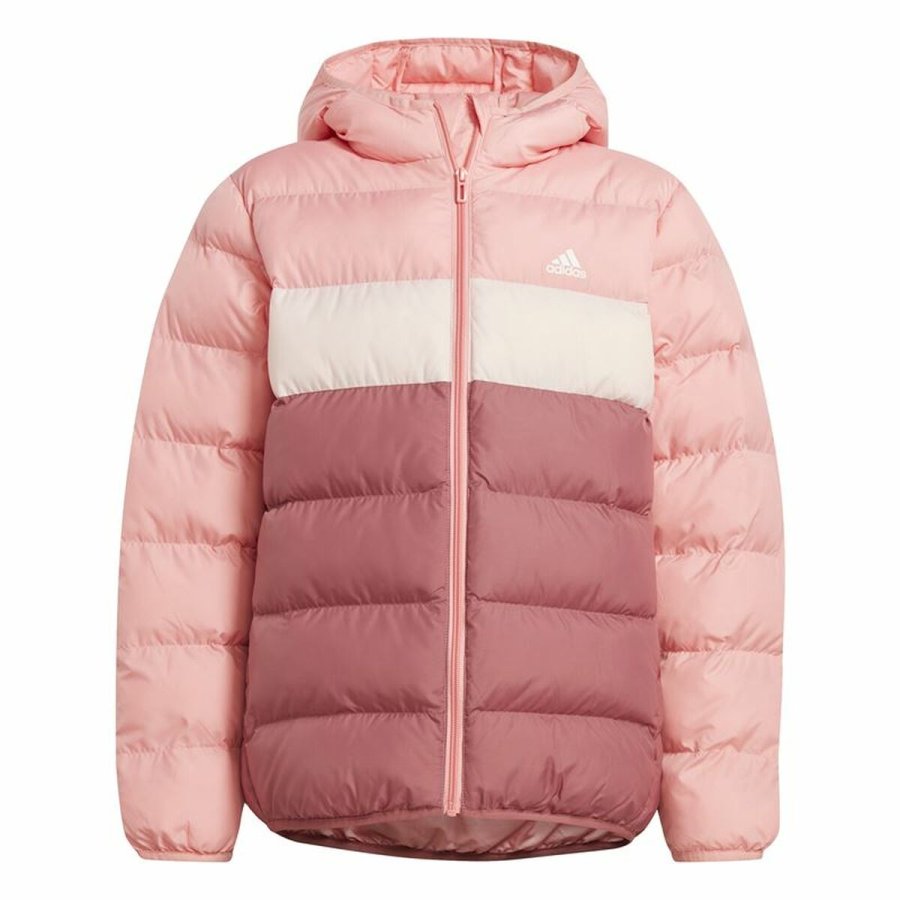 Sportsjakke til brn Adidas Synthetic Down Pink #1