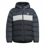 Sportsjakke til brn Adidas Cazadora Synthetic Down Infantil Sort Gr #1