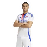 Kort�rmet fodboldtr�je til m�nd Adidas Olympique Lyonnais 24/25 Home #4