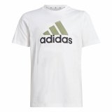 Unisex Kortrmet T-shirt Adidas Essentials Hvid #1
