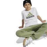 Unisex Kortrmet T-shirt Adidas Essentials Hvid #2