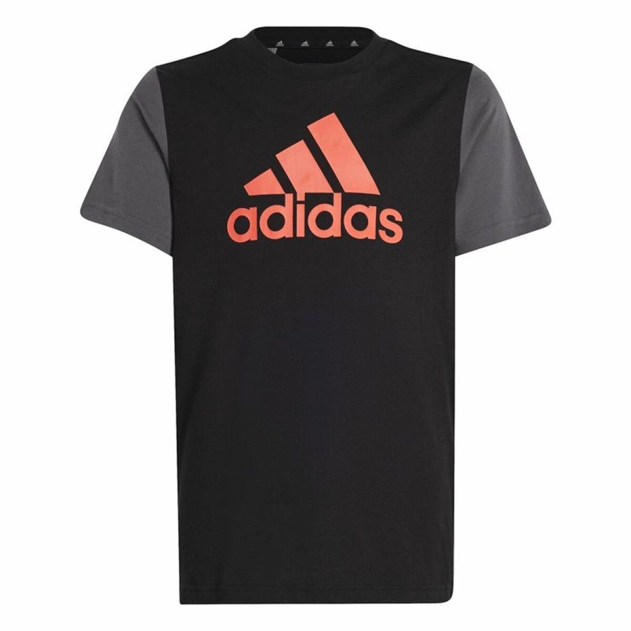 Unisex Kortrmet T-shirt Adidas Essentials Sort #1