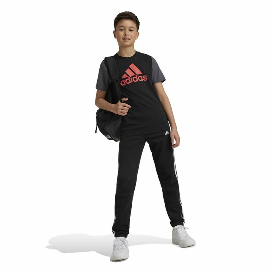 Unisex Kortrmet T-shirt Adidas Essentials Sort #4