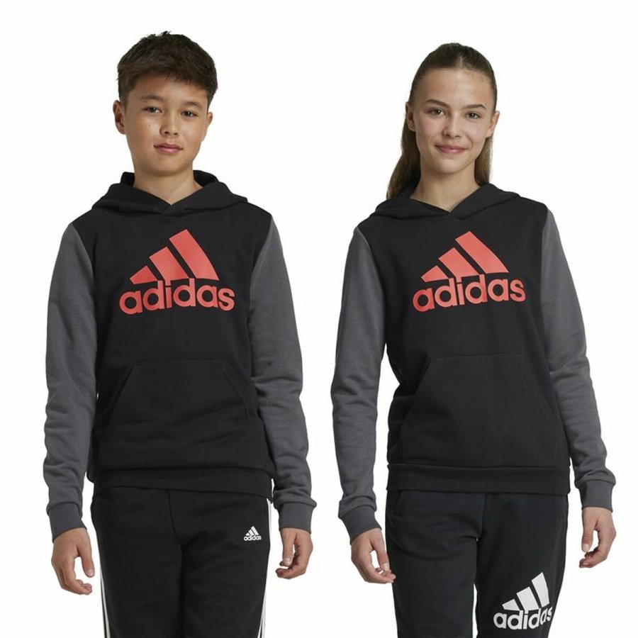 Sweatshirt med htte til piger Adidas Essentials Gr #4