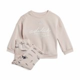 Trningsdragt til brn Adidas Brand Love Jogger Pink #1