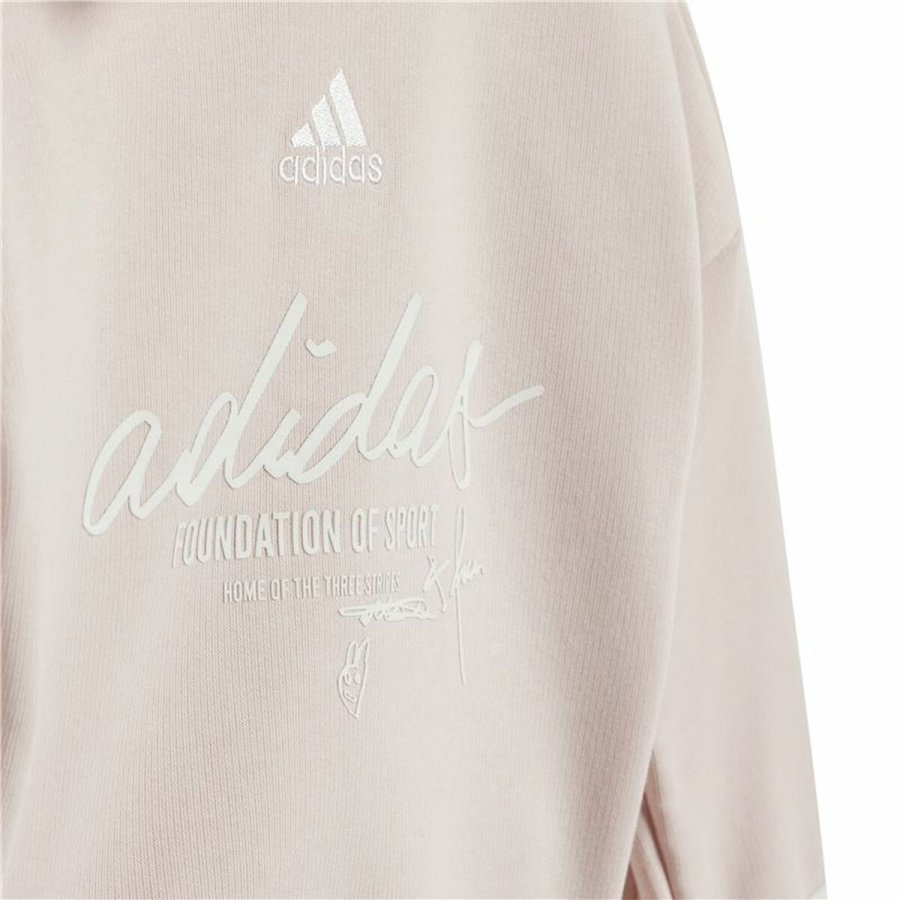 Trningsdragt til brn Adidas Brand Love Jogger Pink #7