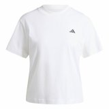 Kortrmet T-shirt til Kvinder Adidas Essentials Hvid #1