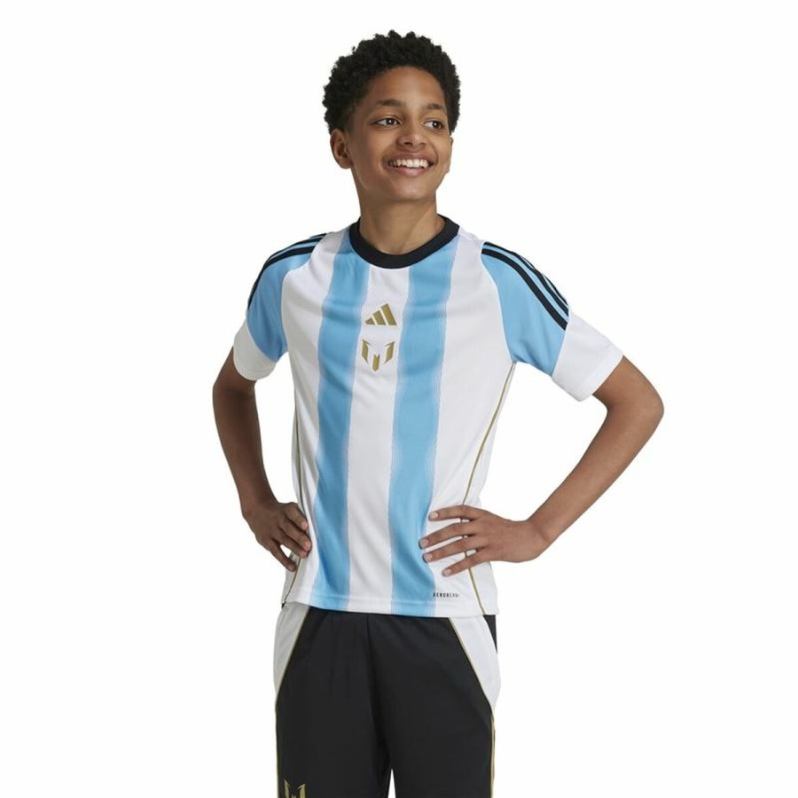 Fodboldtrje Adidas Messi Training Bl Hvid #3