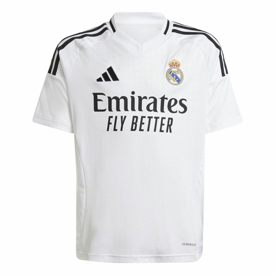 Sportst�j til B�rn Adidas Real Madrid 24/25 Home Kit Hvid #2
