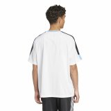 Kortrmet T-shirt til Mnd Adidas Tiro Nations Hvid #3