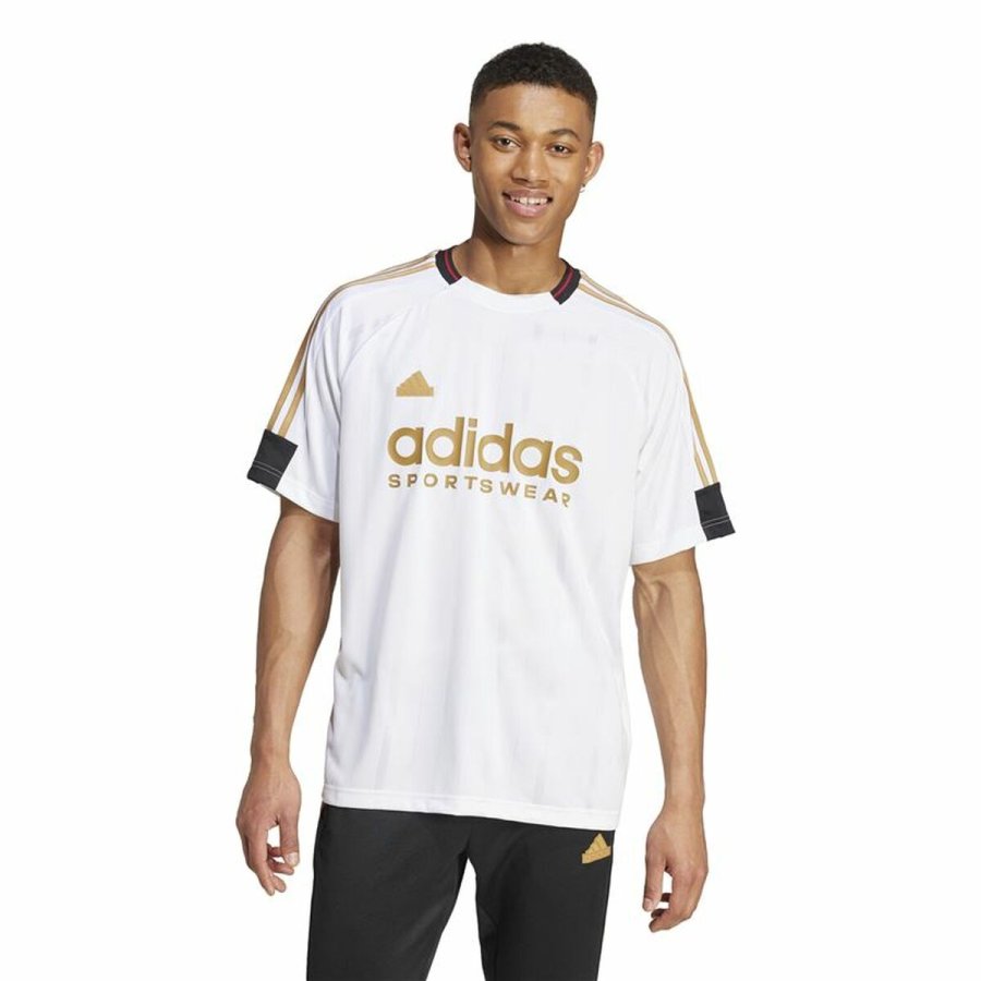 Kortrmet T-shirt til Mnd Adidas House Of Tiro Nations Pack Hvid #2