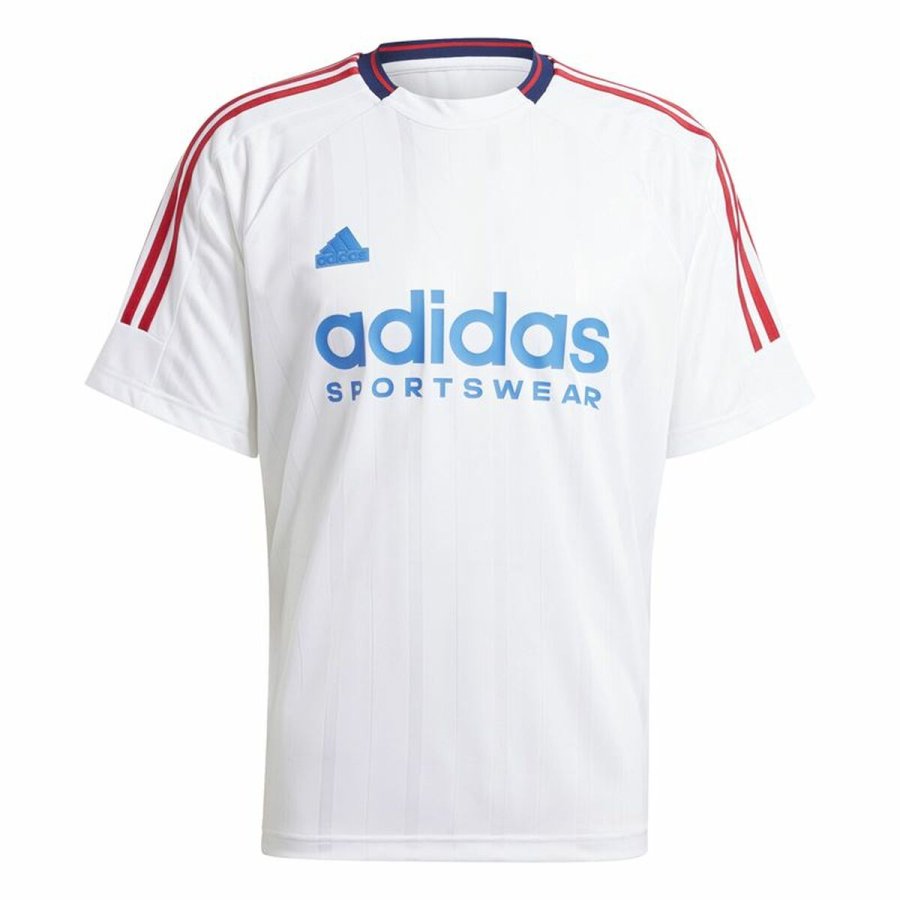Kortrmet T-shirt til Mnd Adidas Tiro Nations Pack Hvid #1