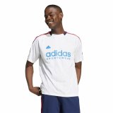 Kortrmet T-shirt til Mnd Adidas Tiro Nations Pack Hvid #2