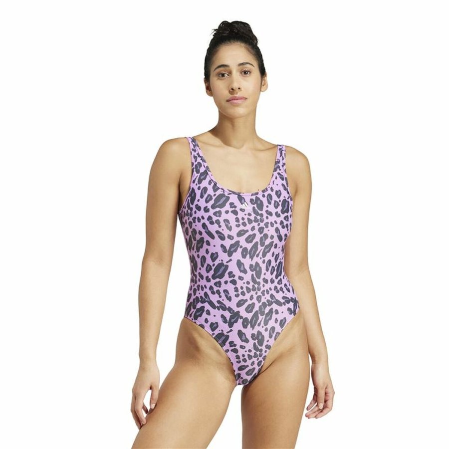 Badetj til Kvinder Adidas Essentials Animal Print Pink #2