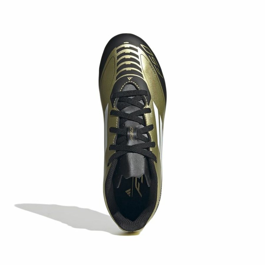 Fodboldstvler til brn Adidas F50 Club Messi Hvid Gylden #2