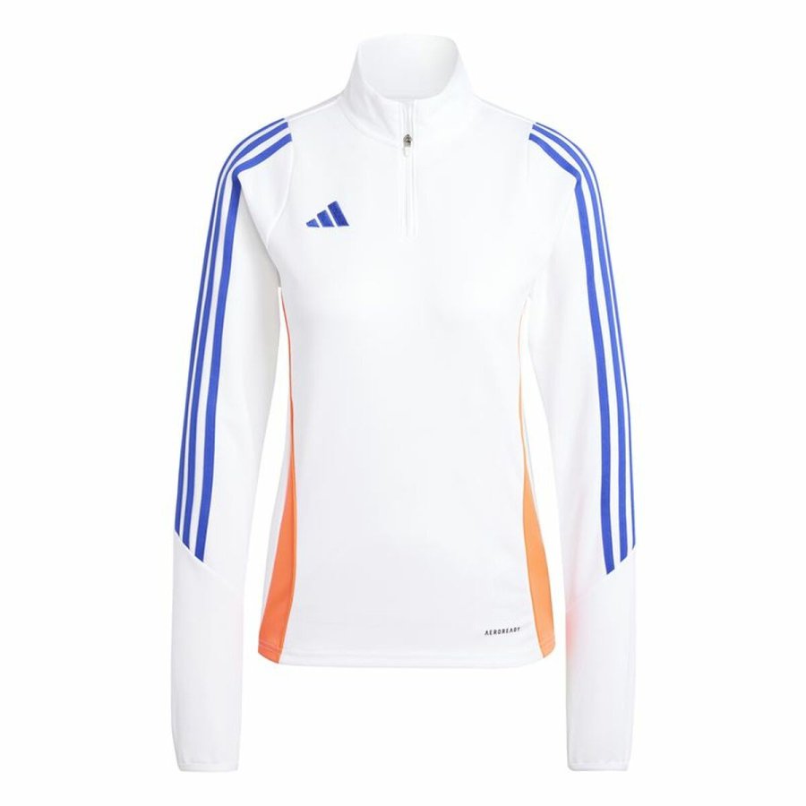 Sweaters uden Htte til Kvinder Adidas Tiro24 Training Hvid #1