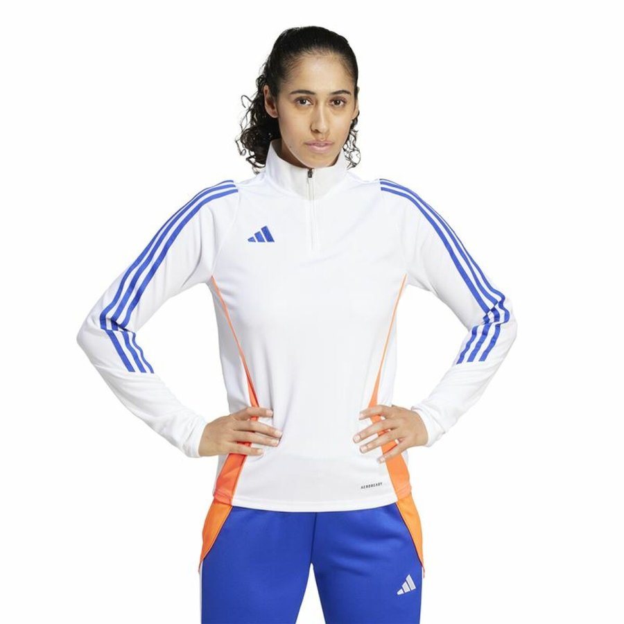 Sweaters uden Htte til Kvinder Adidas Tiro24 Training Hvid #2