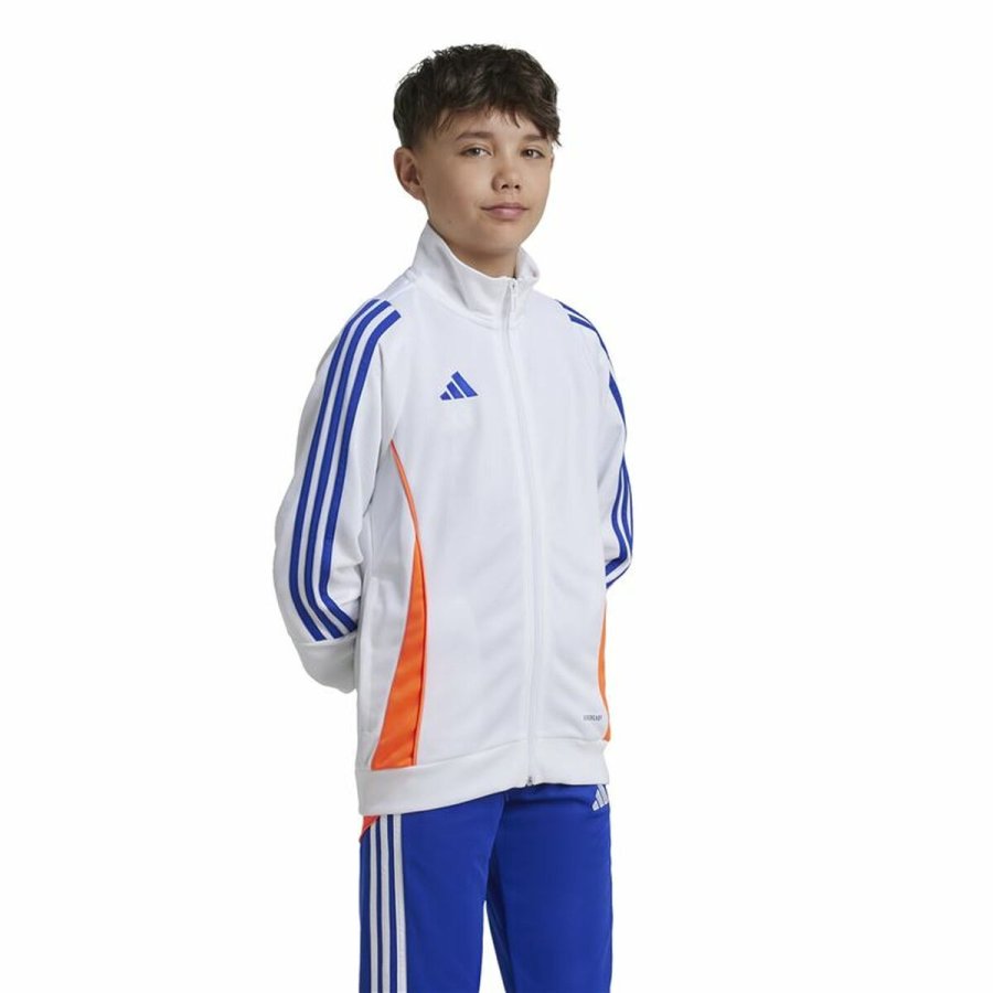 Sportsjakke til brn Adidas Tiro24 Training Hvid #2