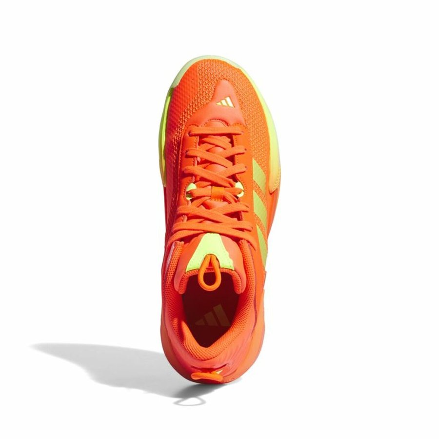 Basketballsko til voksne Adidas Exhibit Select Mid Orange #4
